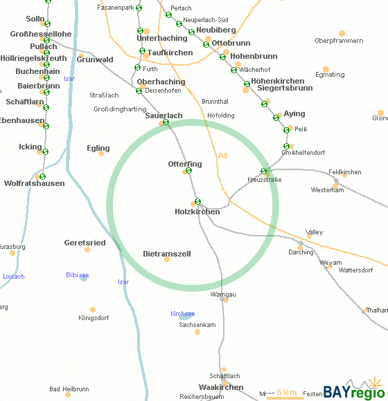 map of Holzkirchen